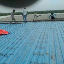 Roof insulation with GIB CoolMIx on RCC Slab