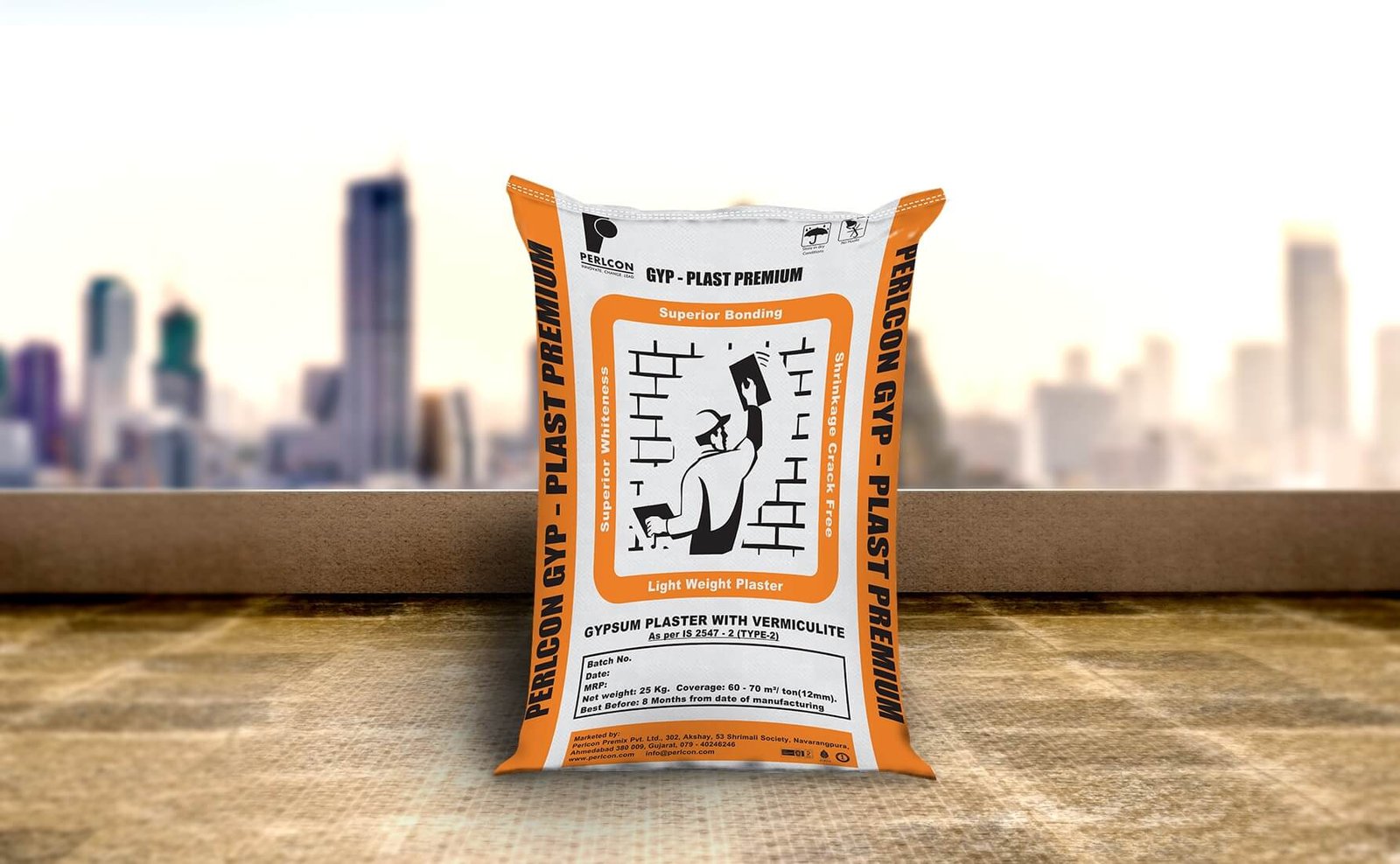 Premium Gypsum Plaster Manufacturer & Supplier Perlcon