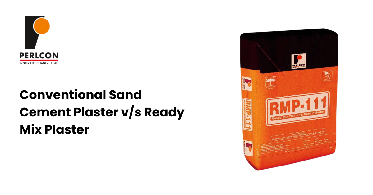 Conventional Sand Cement Plaster v/s Ready Mix Plaster